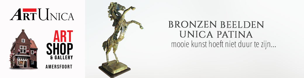 Bronzen beelden Unica Patina van John Frel Bronzen beelden Unica Patina van John Frel