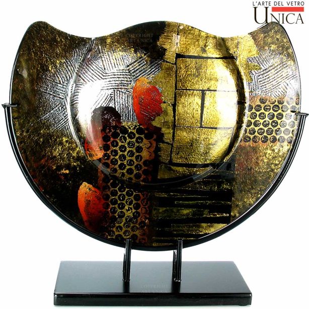 Siervaas zwart glas Unica Masseto 