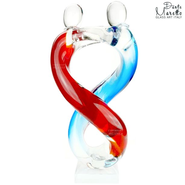 Glassculptuur Blijdschap Art Unica