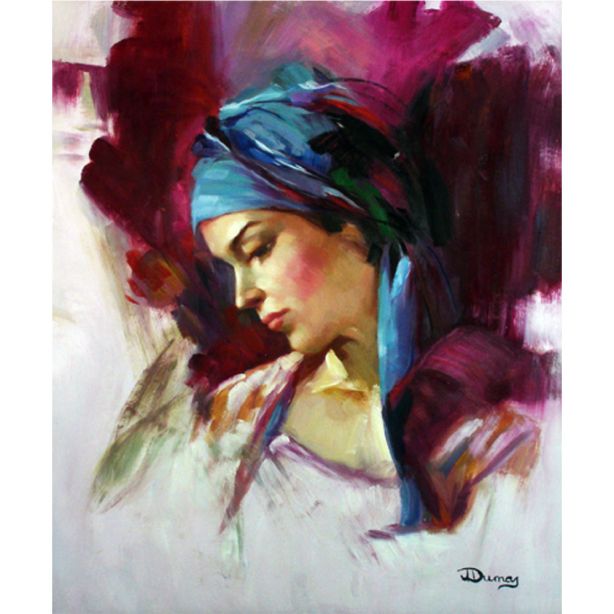 Schilderij Pensive Woman, Kunst Galerie en Kunstwinkel Art Unica 