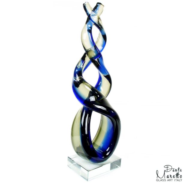 Verbinding glassculptuur Art Unica