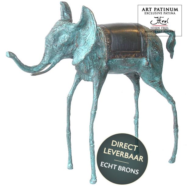 Olifant Dali Bronzen beeld Uniek Dali olifant beeld
