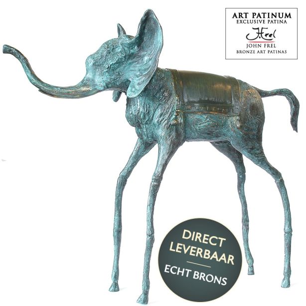 Elephant Dali bronzen beeld olifant Art Unica Collection