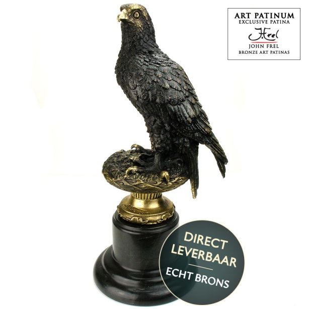 Bronzen beeld Adelaar titel Adelaar Art Unica brons Collectie