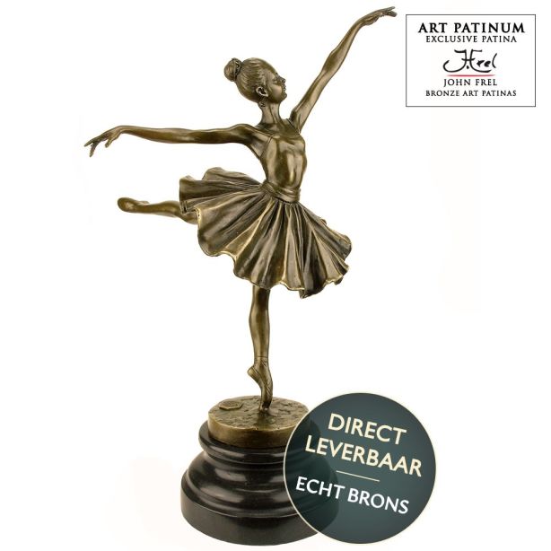 Ballerina Bronzen beeld danseres Art Unica brons collectie