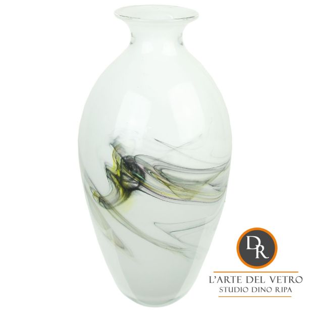 Glaskunst vaas Bella Bianco Unica