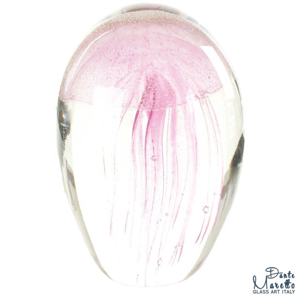 Glassculptuur Pink Dante Maretto