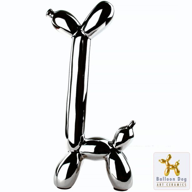 Balloon Dog Longneck Jeff Koons Chrome