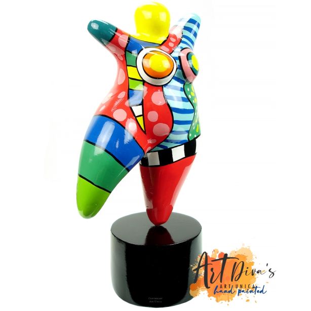 Brigitte Beeldje Dikke Dame Large Art Unica