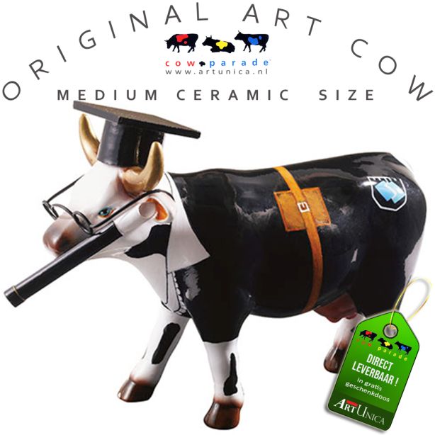 Art Cow Koeienbeeldje keramiek Cow Doutura Art Unica