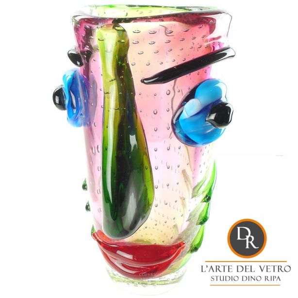 Faccia Arte Art Unica glaskunst vaas
