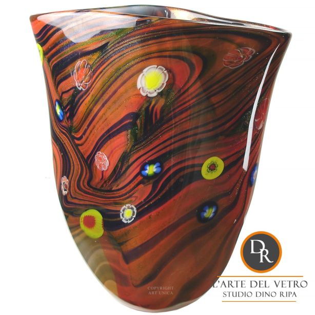 Murano vaas Forli Autunno Dino Ripa