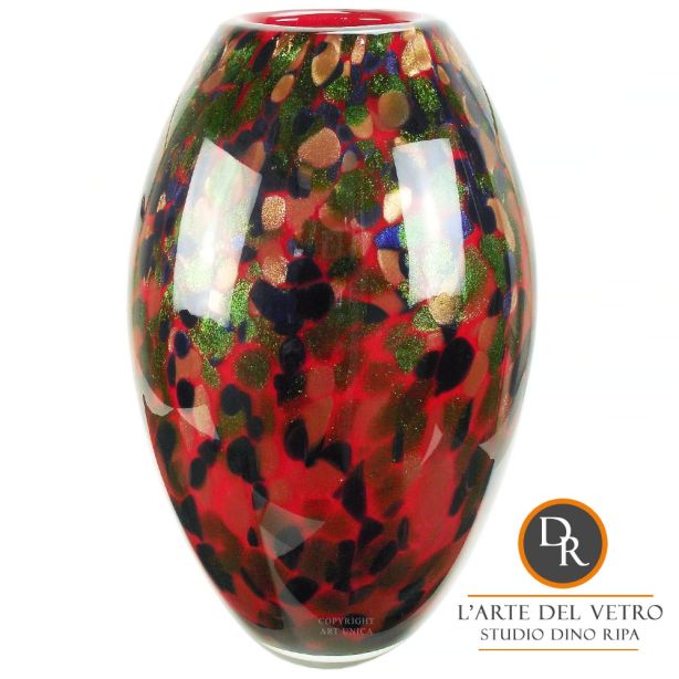Gimignano Vaas Italiaanse glaskunst Dino Ripa Art Unica