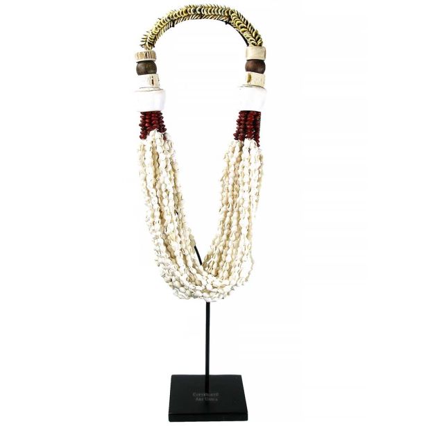 Halssieraad schelpenketting Papoe Nieuw Guinea Art Unica