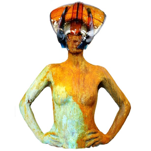 Keramiek beeld groot Hans Janssen Art Unica