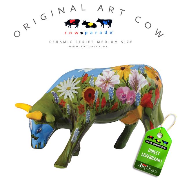 Art Cow Koe beeldje keramiek La Dolce Vida  Art Unica