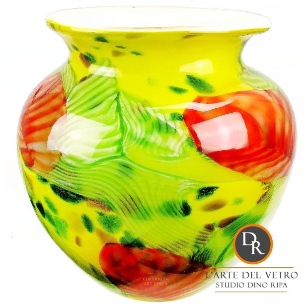 Navelli vaas Murano glaskunst Unica
