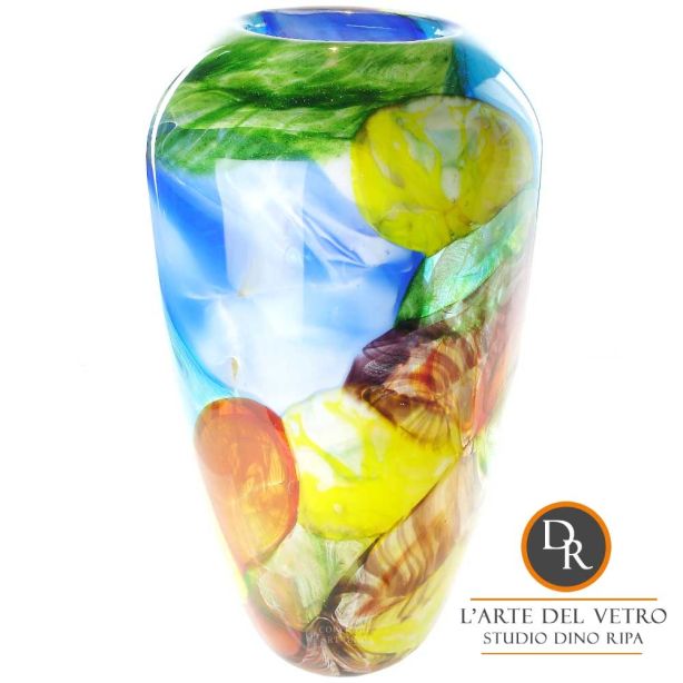 Perugia Italiaanse glaskunst vaas Art Unica