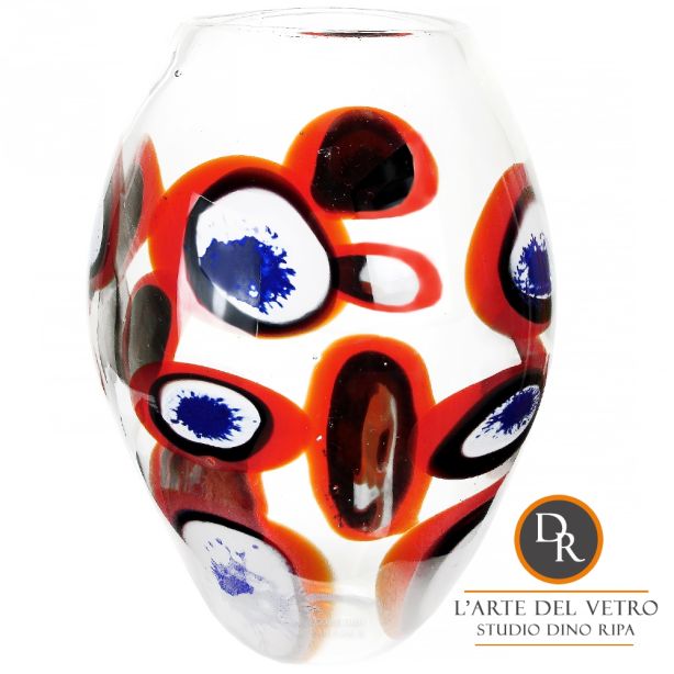 Rosello Unica glaskunst vaas Art Unica