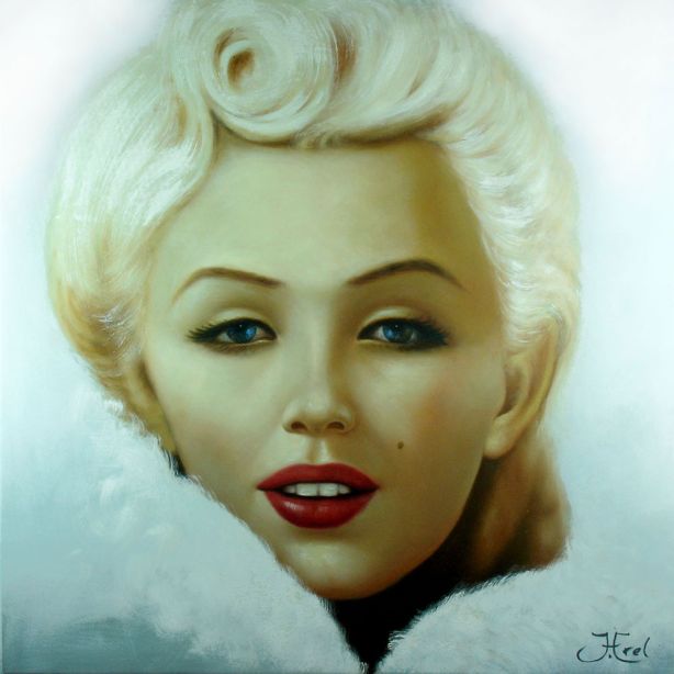 Schilderij Glamorous Marilyn Art Unica Galerie Bereikbare Kunst Amersfoort