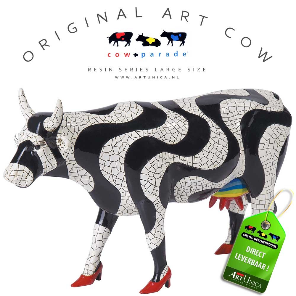 Paraiso Tropical Art Cow koebeeldje