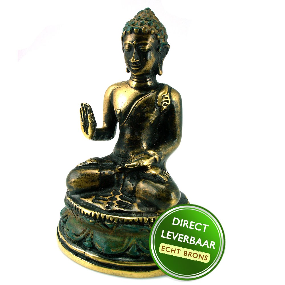 Bronzen Boeddha Boeddha beeldjes Art Unica