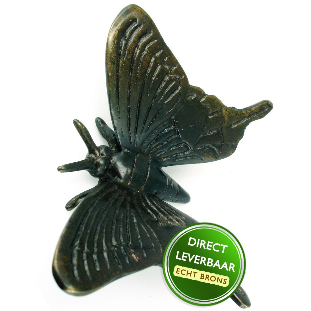 Bronzen beeldje Vlinder Art Unica Galerie en Kunstwinkel Amersfoort