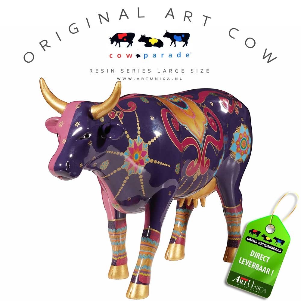 New Delhi Cow Koebeeld beschilderd