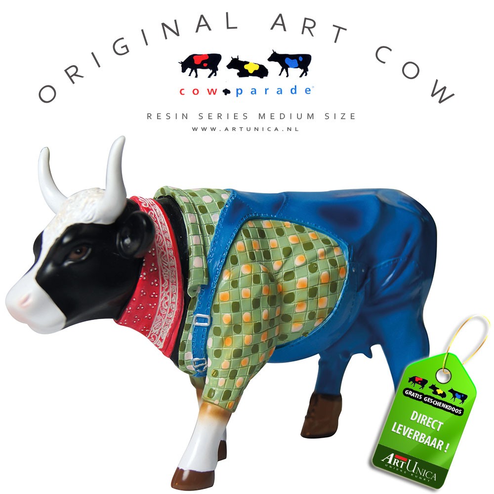 Farmer Cow kunst koebeeldje