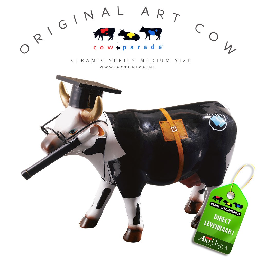 Art Cow Koeienbeeldje keramiek Cow Doutura Art Unica