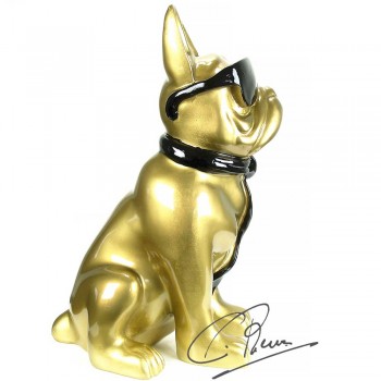 Soul Man Design beeld hond goudkleurig