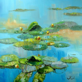 Impressionisme Waterlelies 