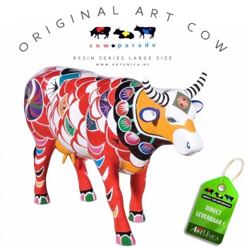 Shanhai Cow Koebeeld beschilderd