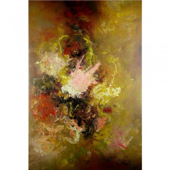 Schilderij Impressionistisch John Frel Le Grand Bouquet Inclusief Sierlijst