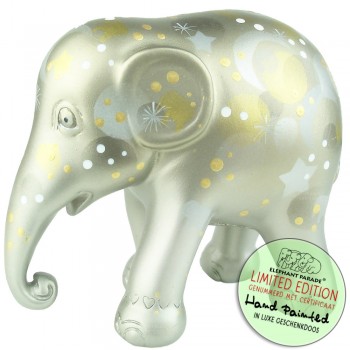 Sparkling Celebration Silver Elephant Parade olifant beeldje