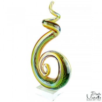 Power of Life glassculptuur groen Dante Maretto