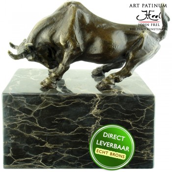 Bronzen beeld Bull Stier 2 Art Unica