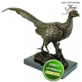 Bronzen beeld Fazant Art Unica