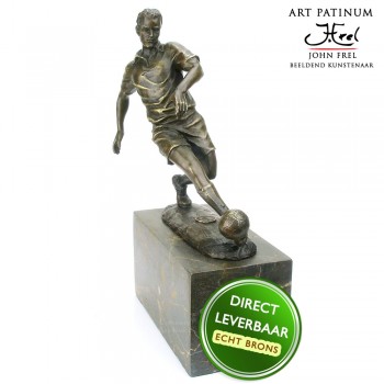 Voetballer beeld brons Art Unica