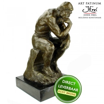 De Denker bronzen beeld Art Unica