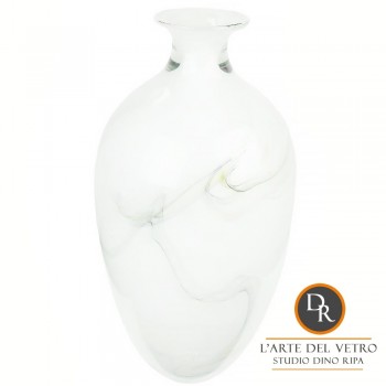 Bella Bianco Italiaanse glaskunst Vaas Unica Dino Ripa