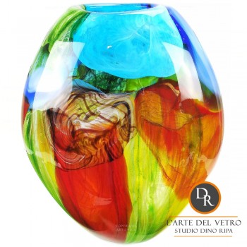 Bergamo Vaas glaskunst Dino Ripa Unica