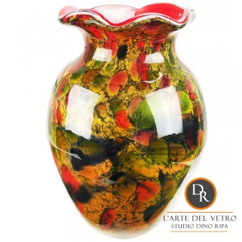 Cremona glaskunst Vaas unica art Dino Ripa