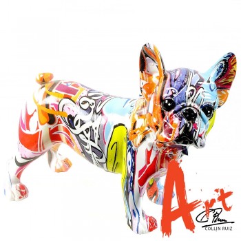 French Art Dog beeld Graffity