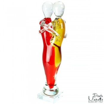 Samen glaskunst sculptuur liefde Art Unica