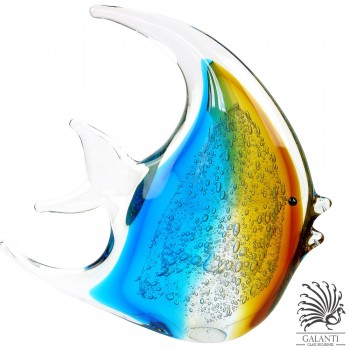 Vis glassculptuur Beauty In colors Unica Art