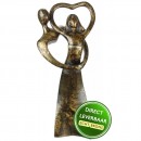 Bronzen beeld Hartendans 34cm