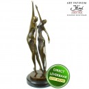Bronzen beeld Danspaar Love Dance Art Unica