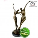 Bronzen beeld Danspaar Heart Dance Unicum