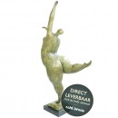 Bronzen beeld Enjoying Life dansende vrouw 61cm